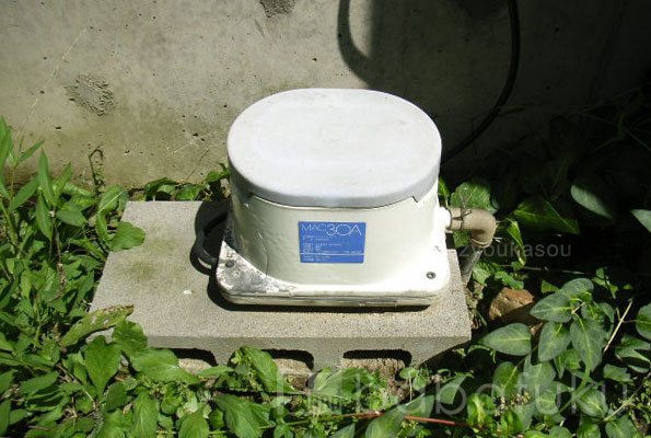 浄化槽ブロワー フジクリーンMAC-30A～60A 詳細図